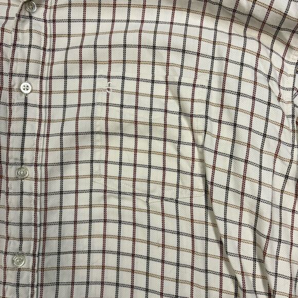 Stetson Western Button Down Shirt Men's XXL Brown Striped Vintage Cowboy Rancher - Picture 7 of 8